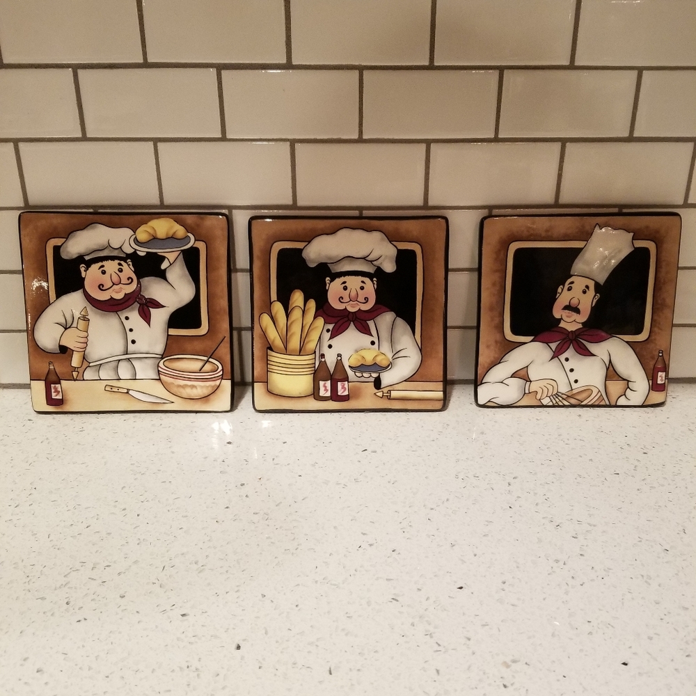 NEW! Home Interior Wall Chef plaques